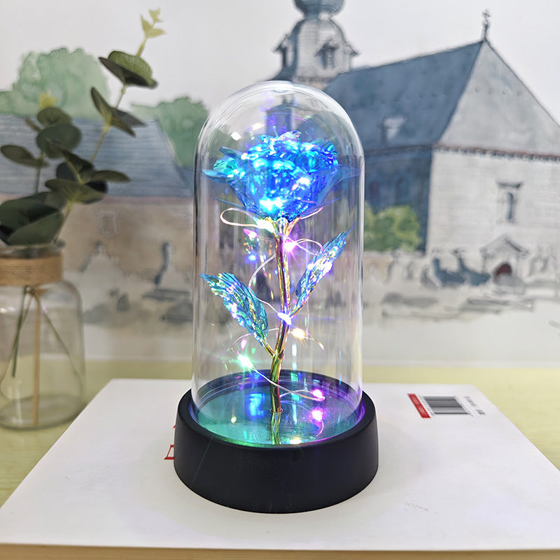 Eternal Crystal Rose | Universal Symbol of Love | Elegant Home Centerpiece