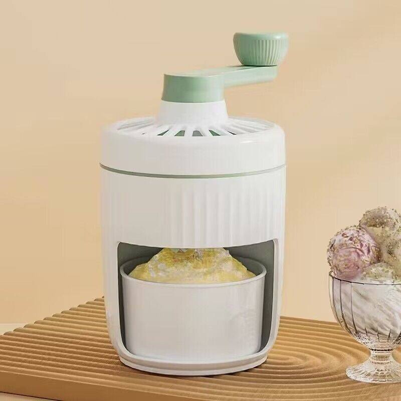 Manual Ice Shaver | Compact Portable Design | Detachable Easy-Clean Parts