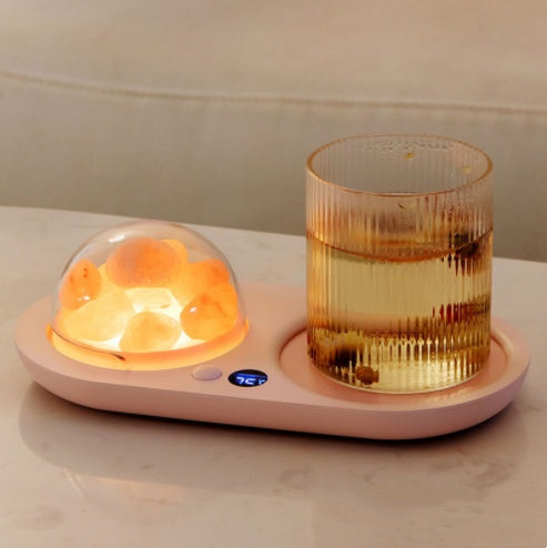Smart Mug Warmer | PTC Heating & 3-Temp Control | Built-in Aroma Diffuser