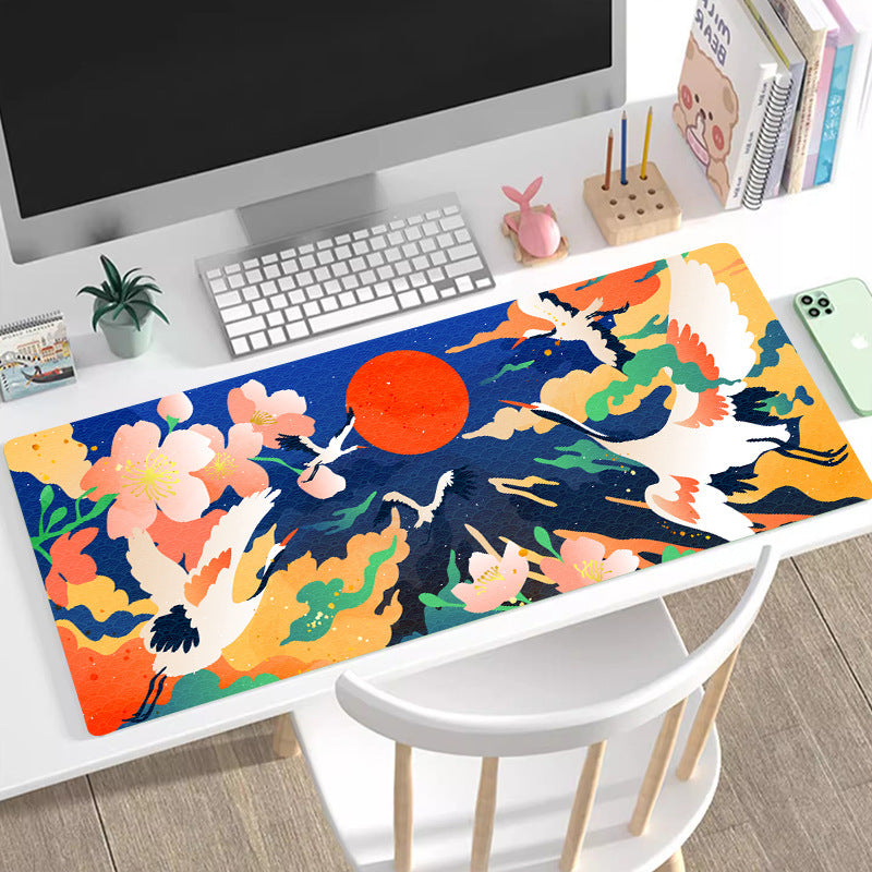 Natural Rubber Mouse Pad | Non-Slip Thermal Transfer Surface | Multi-Use Desk Protector