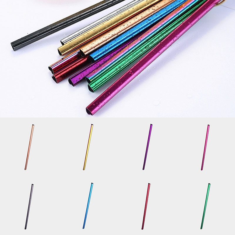Heart-Shaped Metal Straw Set | Reusable Straws | Dishwasher Safe & Portable