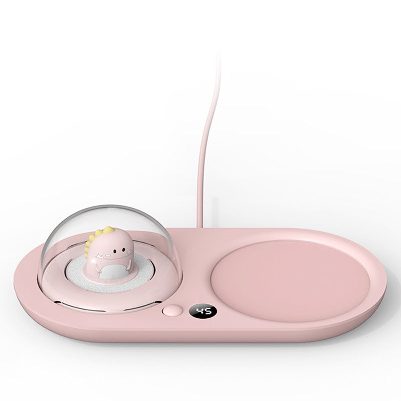 Smart Mug Warmer | PTC Heating & 3-Temp Control | Built-in Aroma Diffuser