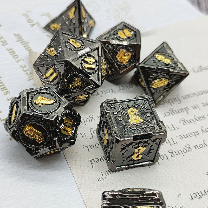 Metal Dice Set | 7pcs