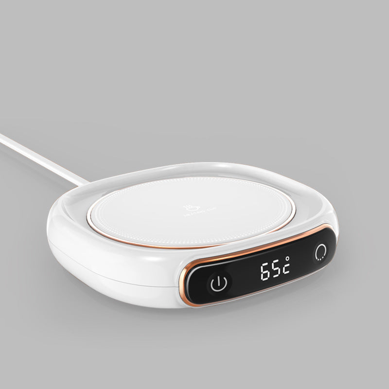 Sleek Mug Warmer Coaster | Fast-Heating Plate | Universal Drink Compatibility