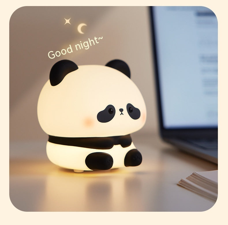Touch Control Panda Night Light | Flexible Squishy Body | Automatic Sleep Timer