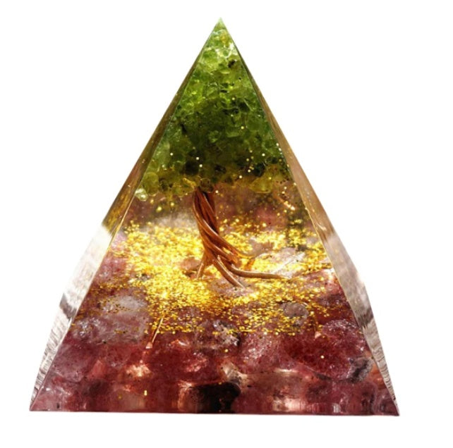 Orgone Pyramid | Handmade Resin & Copper Energy Generator | Feng Shui & EMF Protection