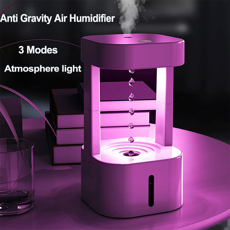 Anti-Gravity Humidifier | Levitating Water Drop Illusion | Type-C Portable Nano Mist