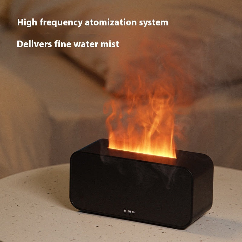 Flame Aroma Diffuser | Dual Mist & Light Effects | Smart Timer & Auto Shut-Off
