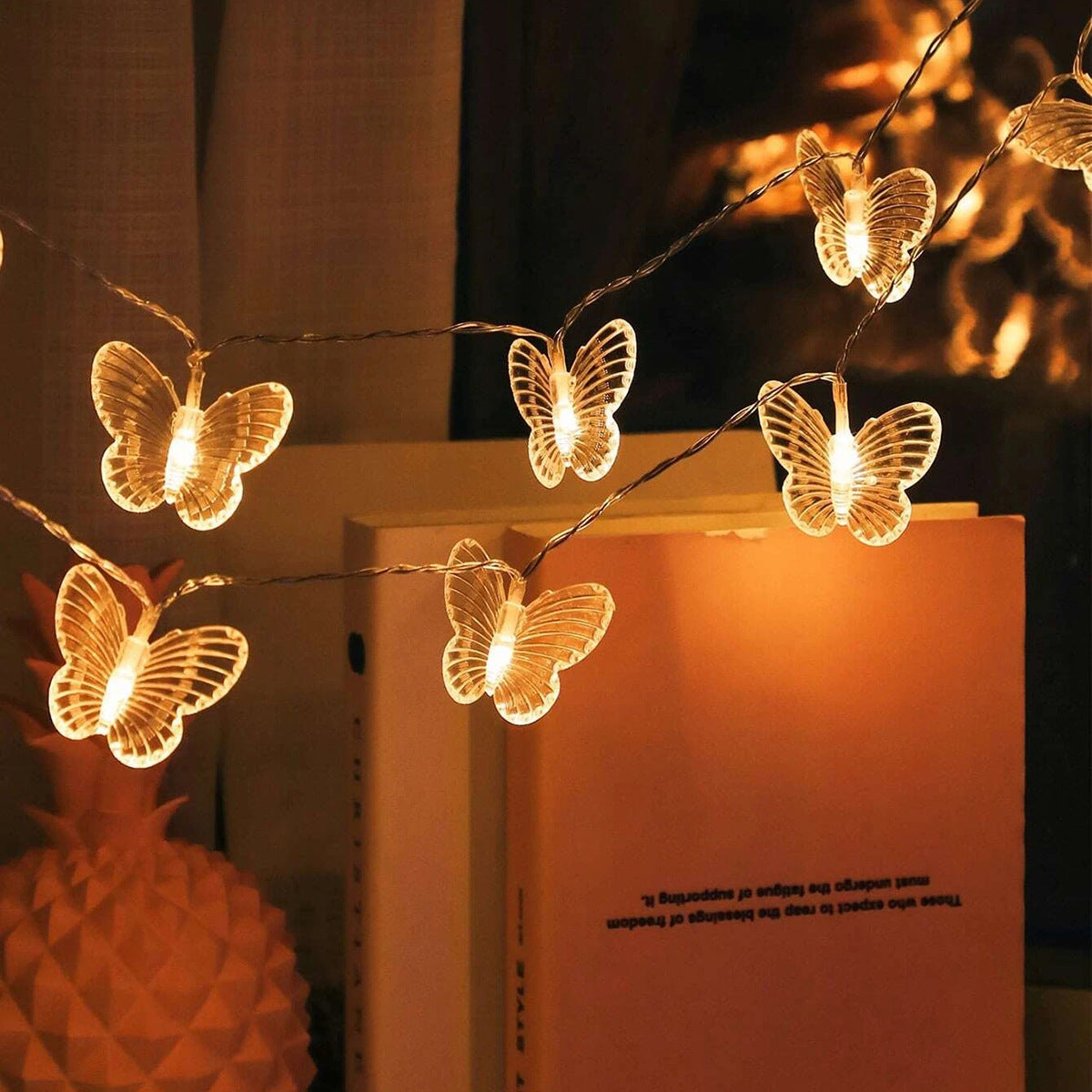 Butterfly String Lights | LED Outdoor & Indoor Use | Plug-and-Play Installation