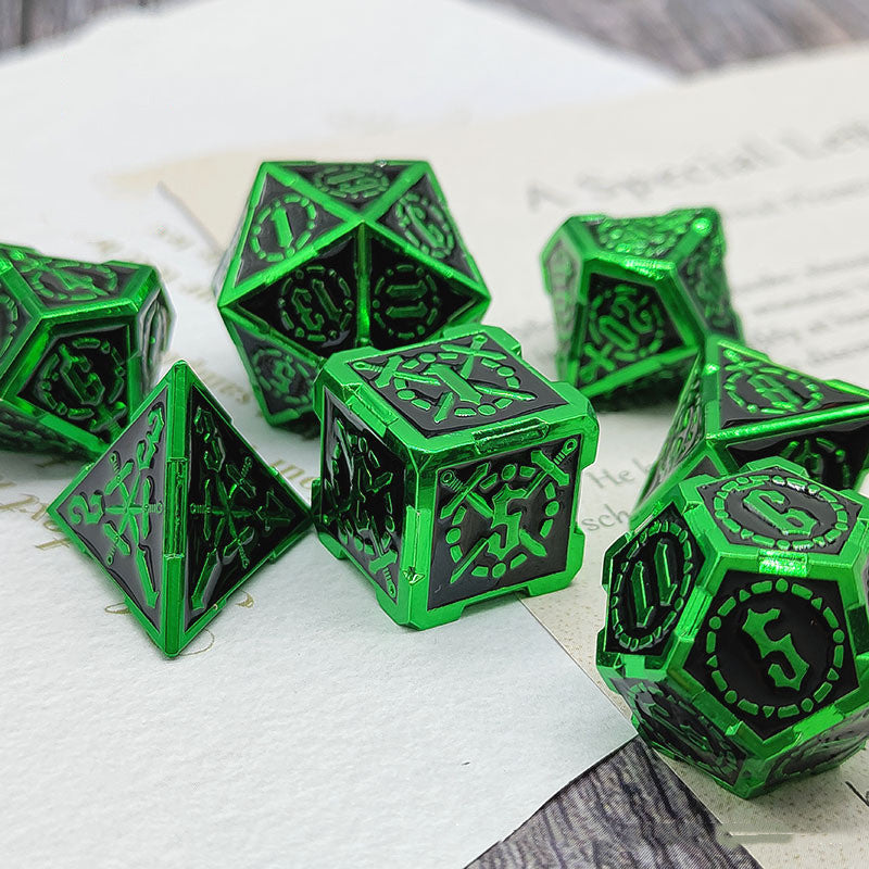 Metal Dice Set | 7pcs