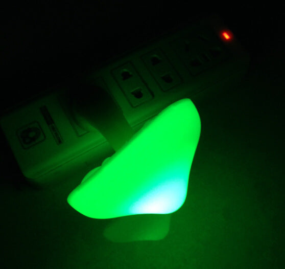 Auto Sensor Mushroom Night Light | Plug-In Light Activated | Warm White & Energy Saving