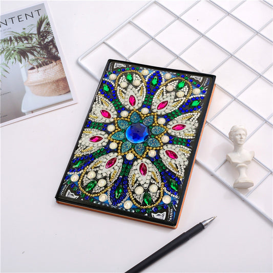 DIY Diamond Painting Notebook | 5D Sparkling Cover Design | Creative Journal & Stress Relief Kit