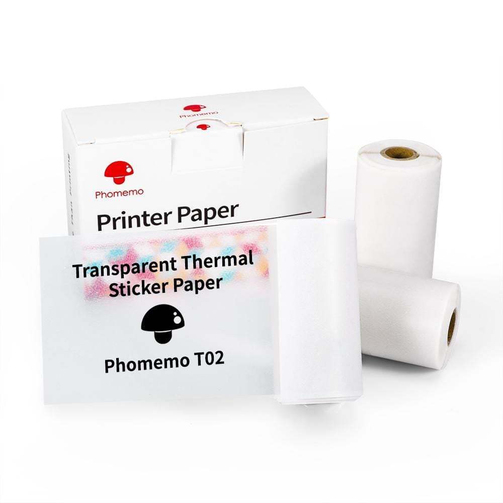 Phomemo T02 Mini Pocket Printer | Ink-Free Bluetooth Printing | Multi-Language App Support