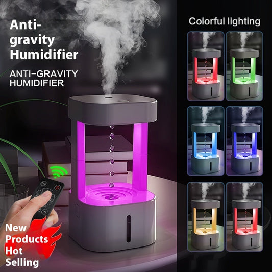 Anti-Gravity Humidifier | Levitating Water Drop Illusion | Type-C Portable Nano Mist