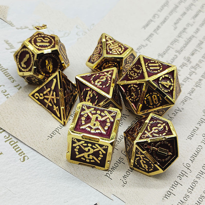 Metal Dice Set | 7pcs