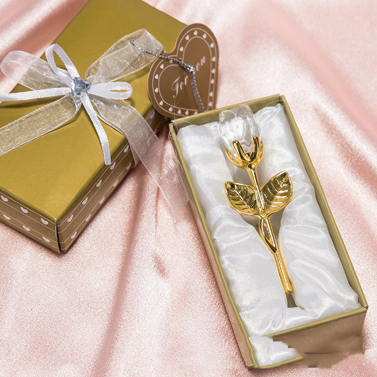 Crystal Art Rose | Decorative Crystal Rose |Premium Display Piece