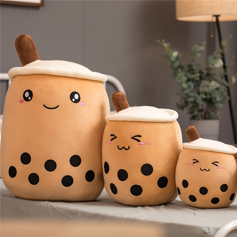 Plush Stuffed Toy | Ultra-Soft Skin-Friendly Fabric | Premium Cotton Filled | Boba Tea