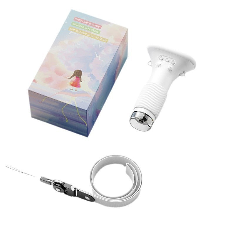 Portable Optical Microscope | 1000x Magnification | 8-LED Illumination & Video Recording