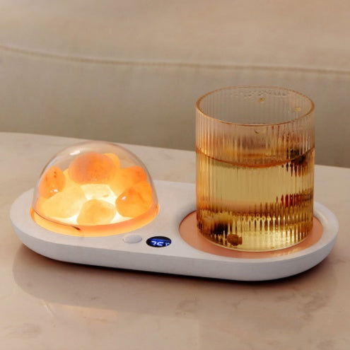 Smart Mug Warmer | PTC Heating & 3-Temp Control | Built-in Aroma Diffuser
