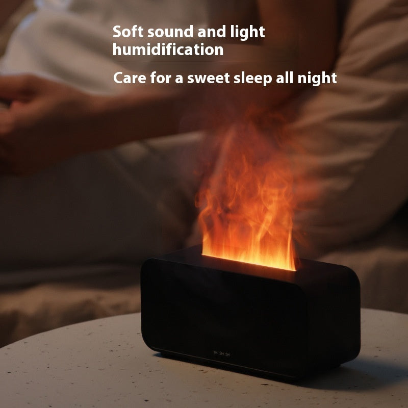 Flame Aroma Diffuser | Dual Mist & Light Effects | Smart Timer & Auto Shut-Off