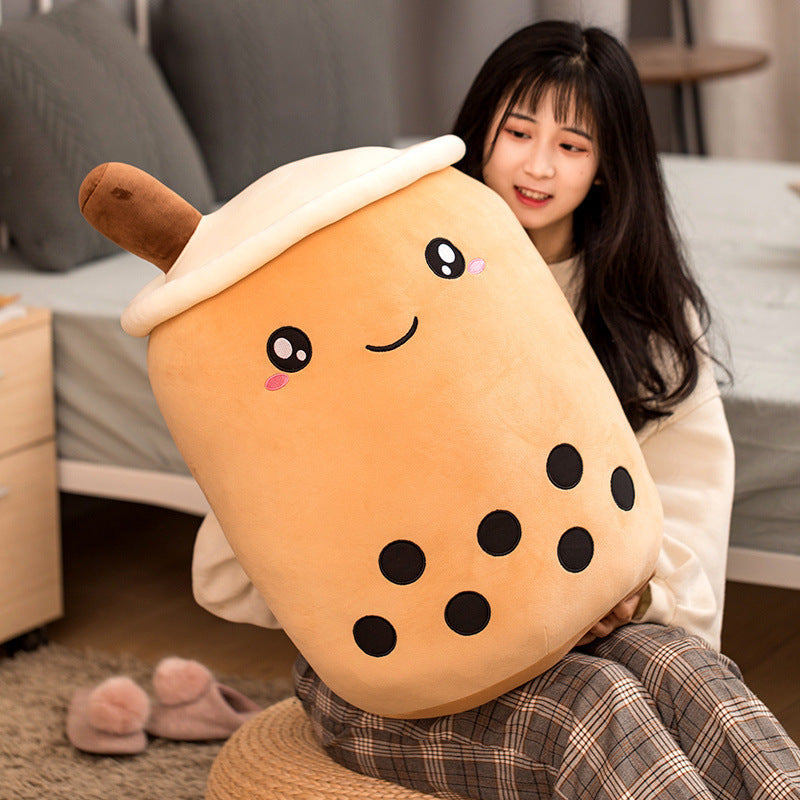 Plush Stuffed Toy | Ultra-Soft Skin-Friendly Fabric | Premium Cotton Filled | Boba Tea