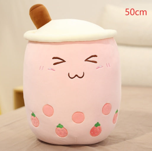 Plush Stuffed Toy | Ultra-Soft Skin-Friendly Fabric | Premium Cotton Filled | Boba Tea