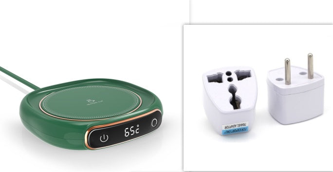 Sleek Mug Warmer Coaster | Fast-Heating Plate | Universal Drink Compatibility