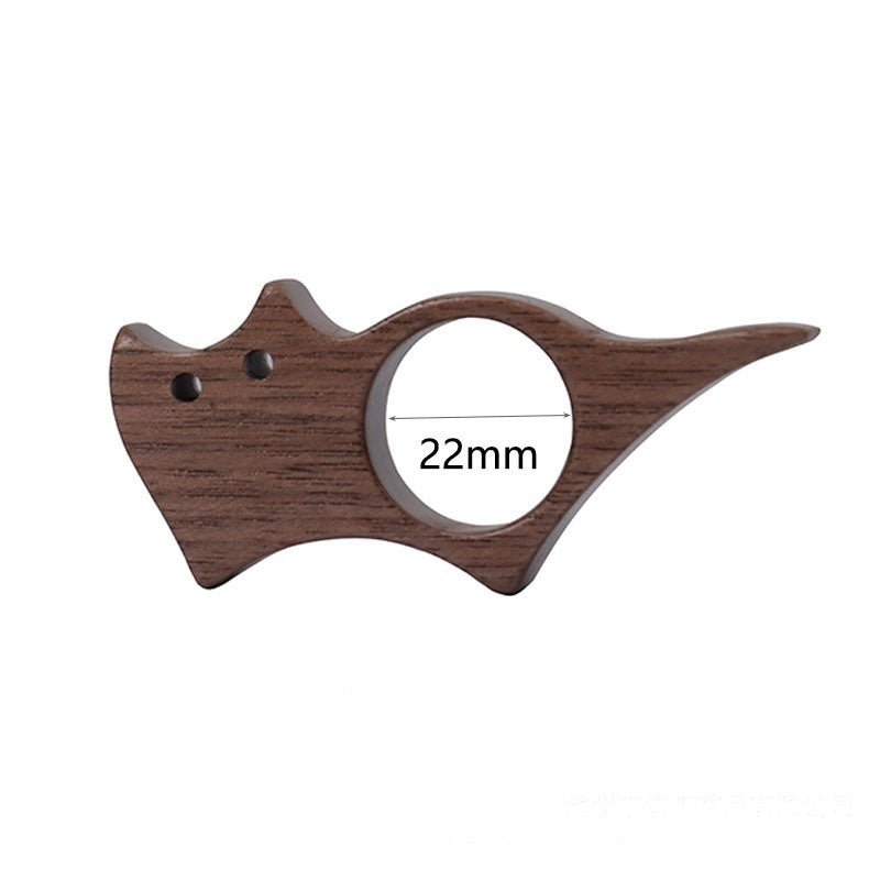 Wooden Page Holder | Ergonomic Thumb Design | Adorable Animal Silhouette