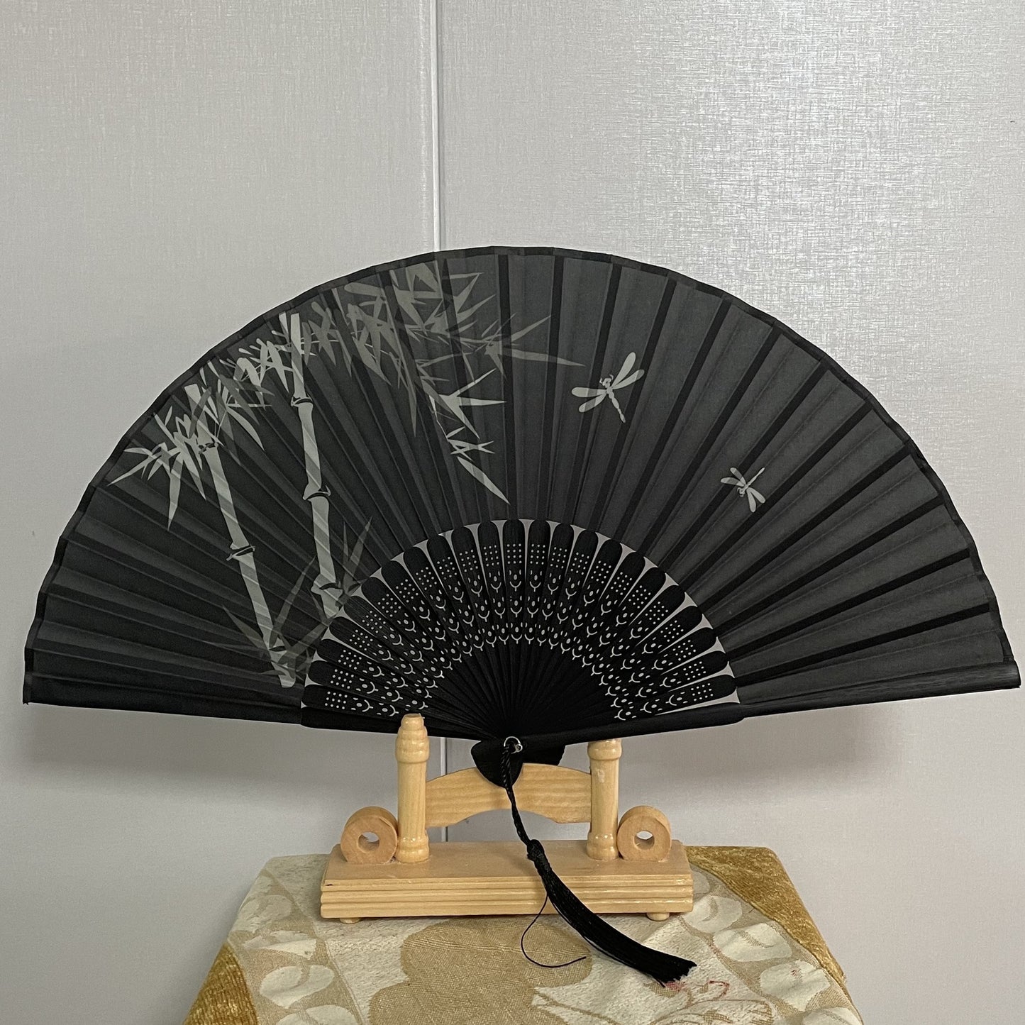 Vintage Hand Fan | Chinese-Japanese Folding Style | Smooth Operation for Performance