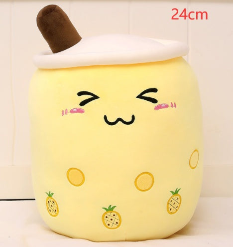 Plush Stuffed Toy | Ultra-Soft Skin-Friendly Fabric | Premium Cotton Filled | Boba Tea