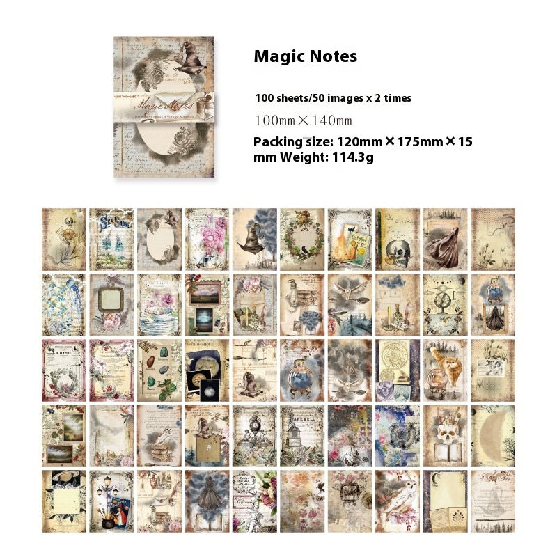 Scrapbook Paper Pack | Vintage Junk Journal Style | Mixed Designs