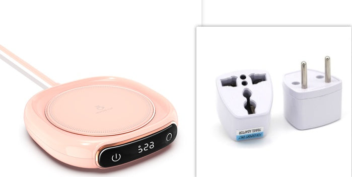 Sleek Mug Warmer Coaster | Fast-Heating Plate | Universal Drink Compatibility