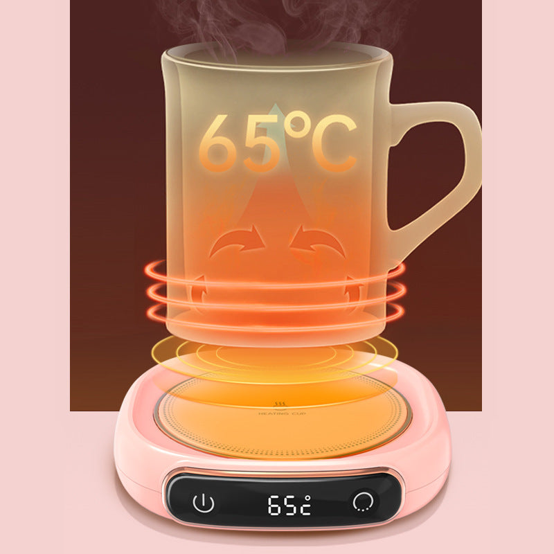 Sleek Mug Warmer Coaster | Fast-Heating Plate | Universal Drink Compatibility