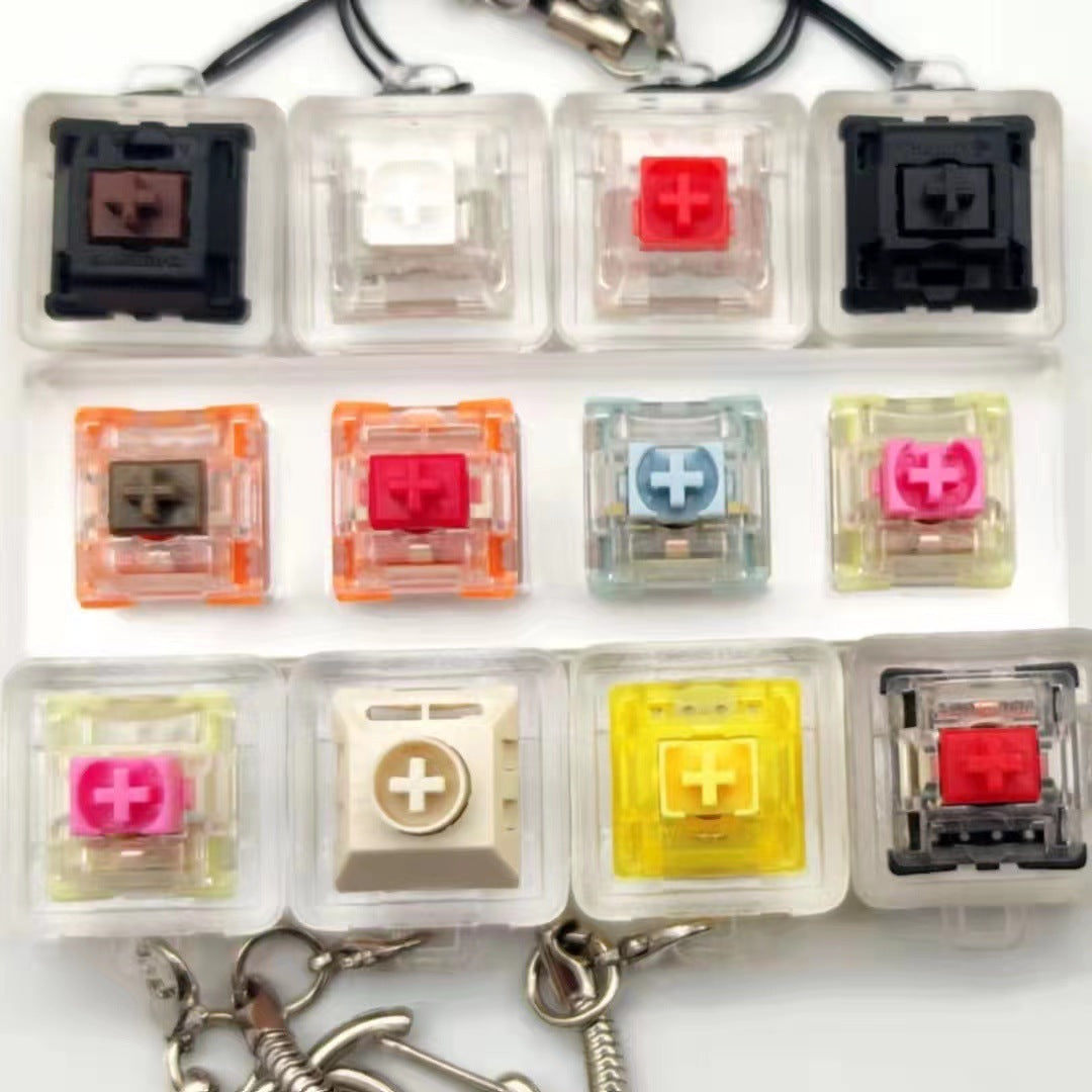 Swiss Cheese Artisan Keycap | 3D Handcrafted Resin Design | Cherry MX Stem Compatible