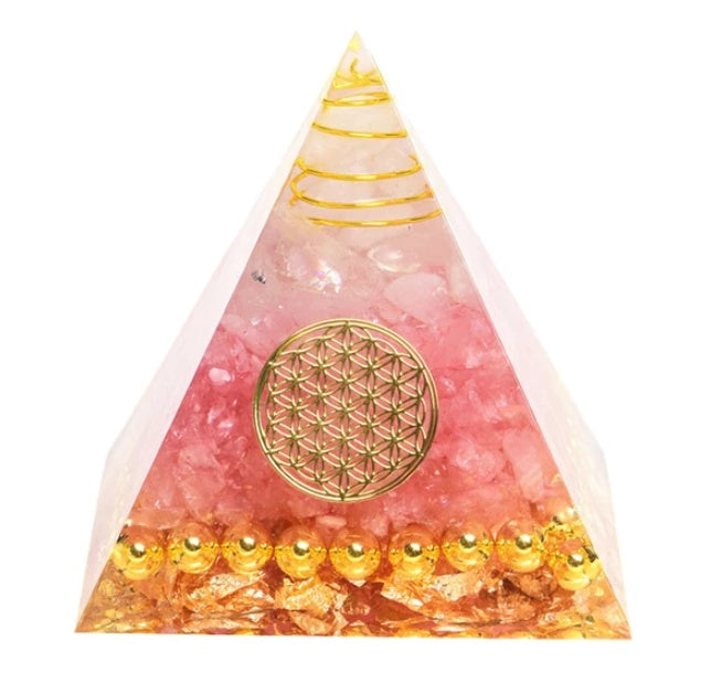 Orgone Pyramid | Handmade Resin & Copper Energy Generator | Feng Shui & EMF Protection