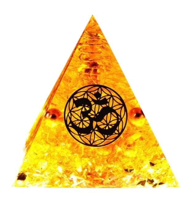 Orgone Pyramid | Handmade Resin & Copper Energy Generator | Feng Shui & EMF Protection