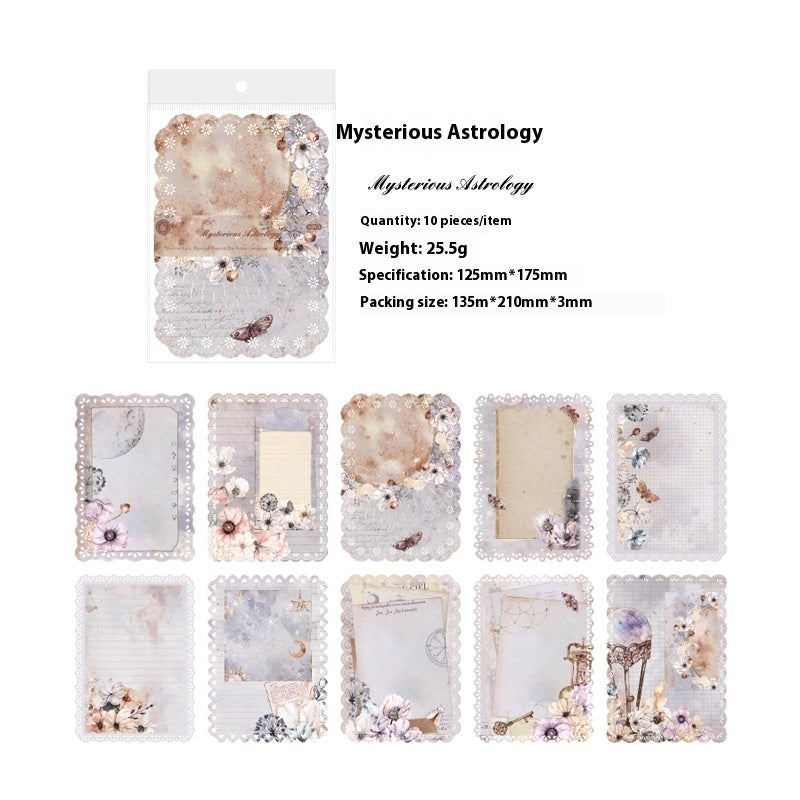 Vintage Scrapbook Paper Pack | Mixed Retro Designs | Premium Matte Finish