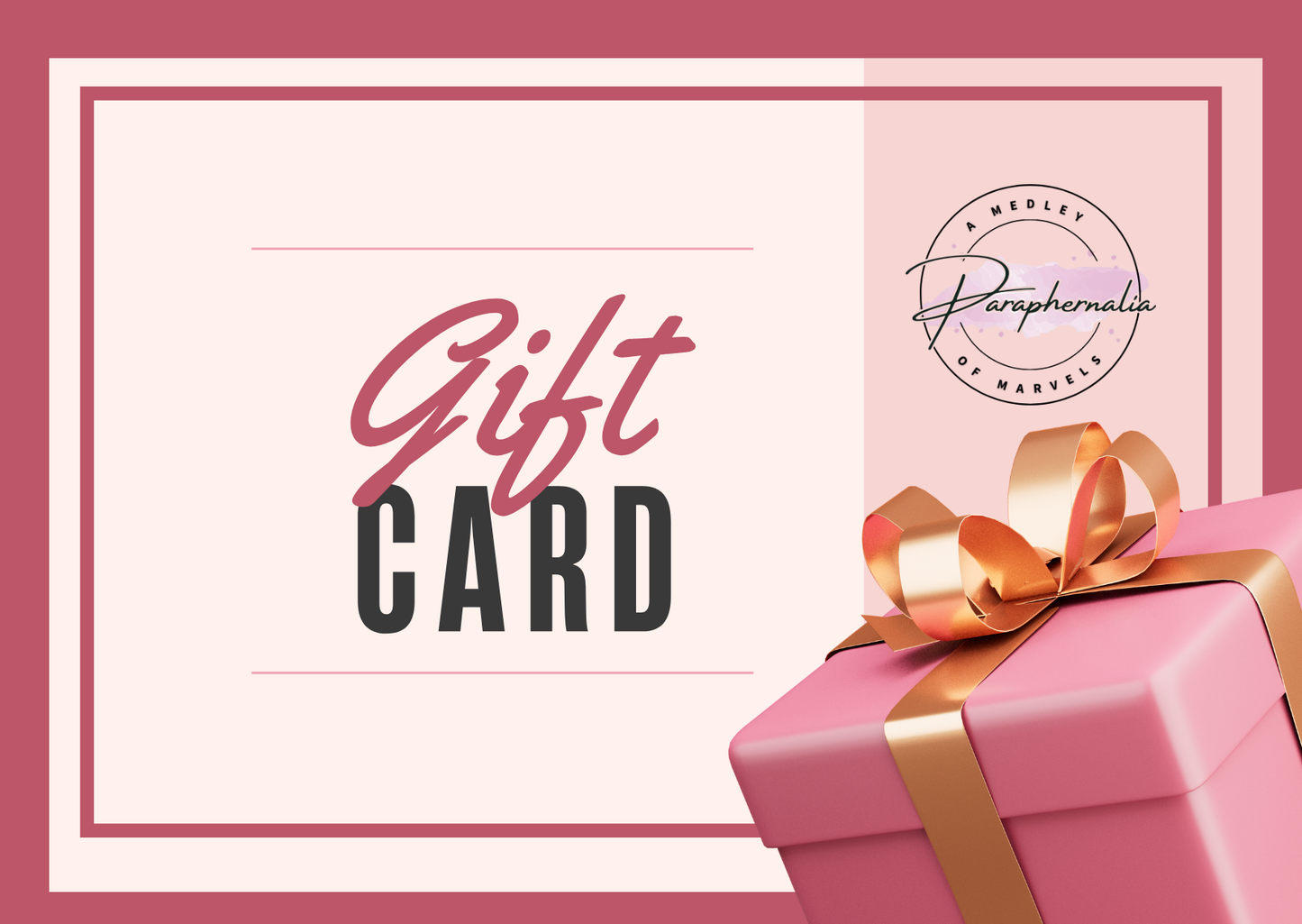 Paraphernalia e-gift card