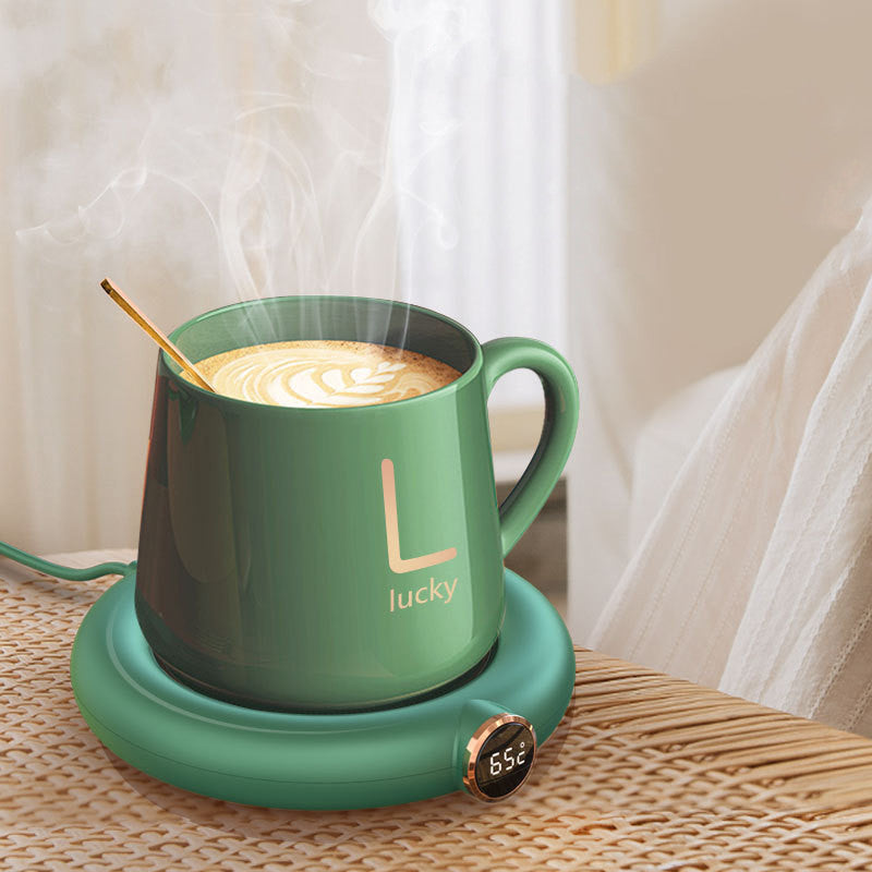 Sleek Mug Warmer Coaster | Fast-Heating Plate | Universal Drink Compatibility