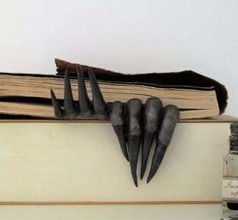 Demon Hand Bookmark | Realistic Devil Paw Design | Detailed Resin Craftsmanship
