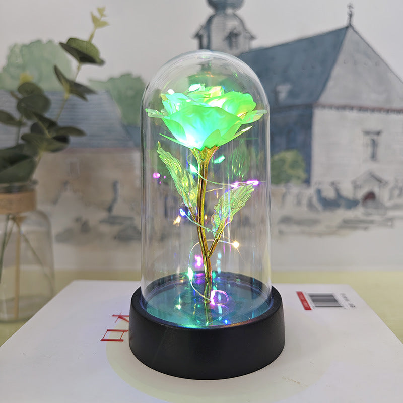 Eternal Crystal Rose | Universal Symbol of Love | Elegant Home Centerpiece