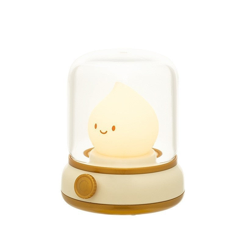 Retro Oil Lamp Table Light | USB Rechargeable & Dimmable | Dual Modes & Timer