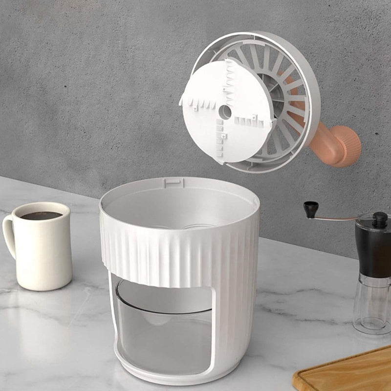 Manual Ice Shaver | Compact Portable Design | Detachable Easy-Clean Parts