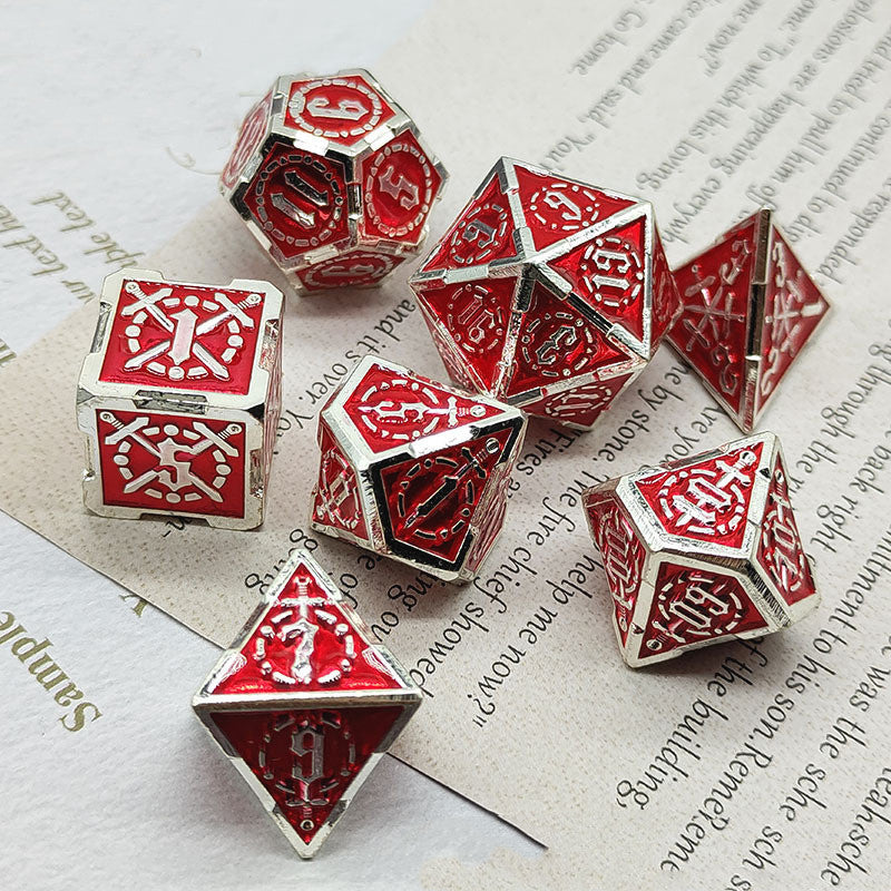 Metal Dice Set | 7pcs