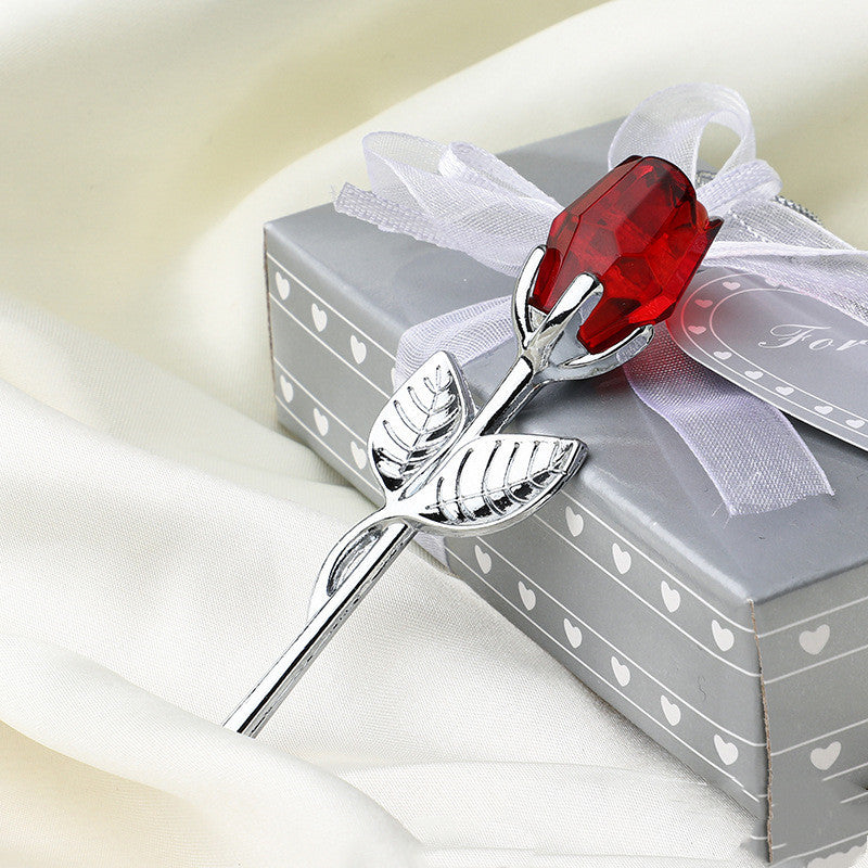 Crystal Art Rose | Decorative Crystal Rose |Premium Display Piece