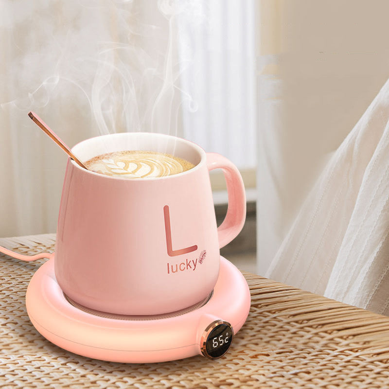Sleek Mug Warmer Coaster | Fast-Heating Plate | Universal Drink Compatibility