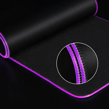 LED Gaming Mouse Pad | Multi-Color Lighting Effects | Spill-Resistant Surface