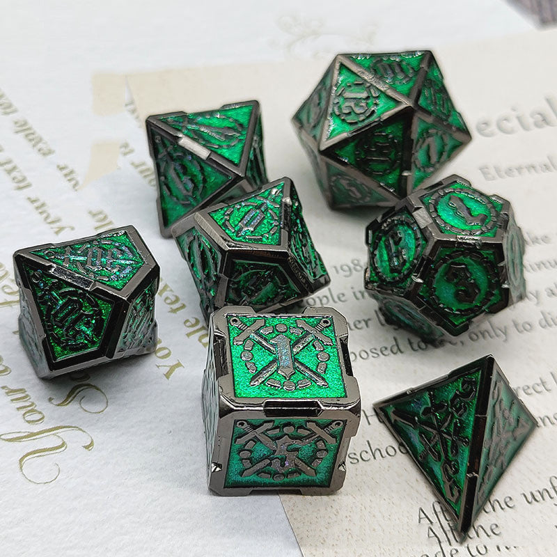 Metal Dice Set | 7pcs