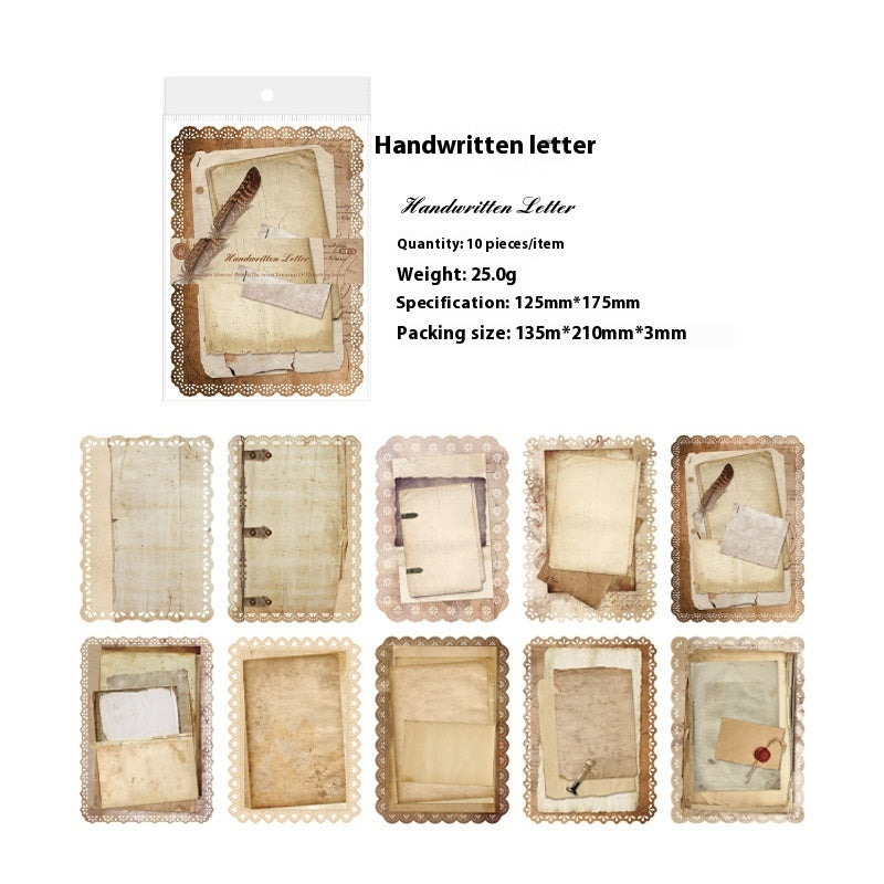 Vintage Scrapbook Paper Pack | Mixed Retro Designs | Premium Matte Finish