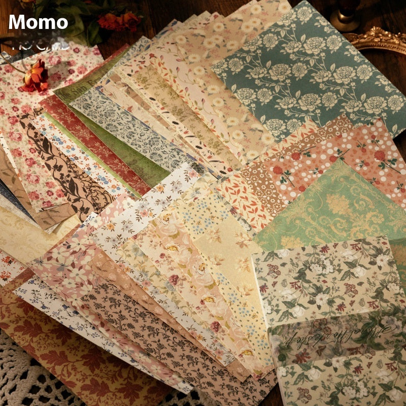Scrapbook Paper Pack | Vintage Junk Journal Style | Mixed Designs